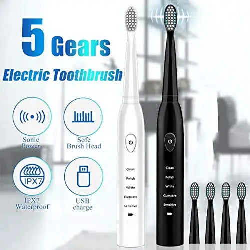 Escova elétrica para homens e mulheres.