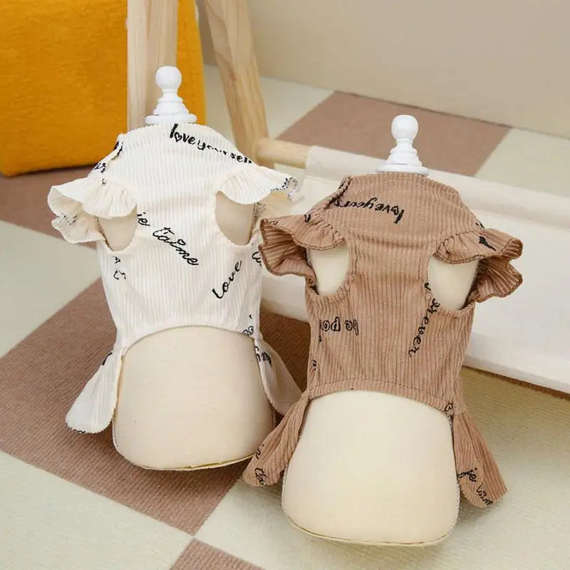 Vestido para cães.